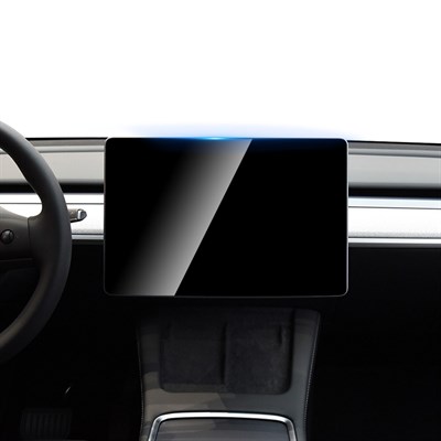 Tesla Model 3 CaseWorld Araç Multimedya Uygulama Aparatlı Ekran Koruyucu