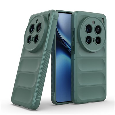 Vivo X200 Pro Kılıf Esnek TPU Oyuklu Arka Yüzey Tasarımlı Zore Etnik Silikon Kapak