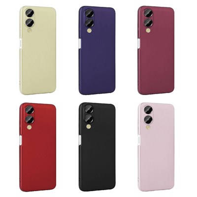 Vivo Y17S Kılıf Zore Premier Silikon Kapak