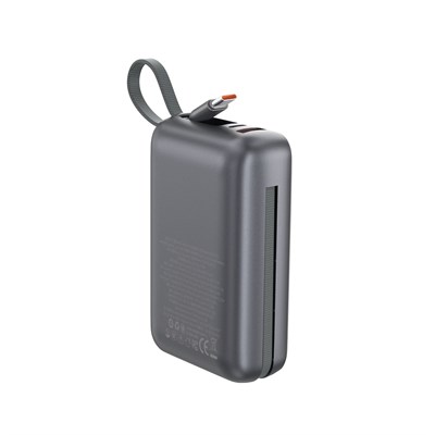 Wiwu AS-182 Galaxy Pro Max Serisi Type-C Lightning Çıkışlı Taşınabilir Powerbank PD 45W 20000mAh