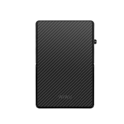 Wiwu MW-007 Warriors Pop-Up Buton Tasarımlı Magnetik Aramid Fiber Metal Standlı Kartlık