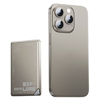 Wiwu Wi-P019 Ultra-Thin Explore Serisi Led Göstergeli Wireless Magsafe Powerbank 15W 5000mAh 