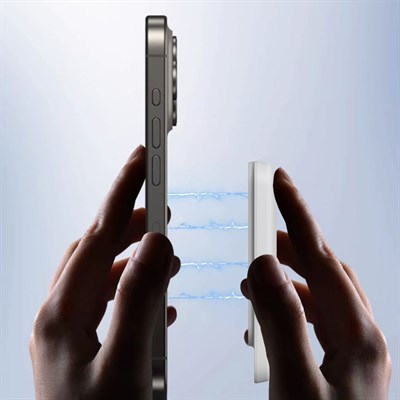 Wiwu Wi-P037 Qi Şarj Teknolojili LED Işık Göstergeli Magsafe Kablosuz Powerbank 5000mAh 15W