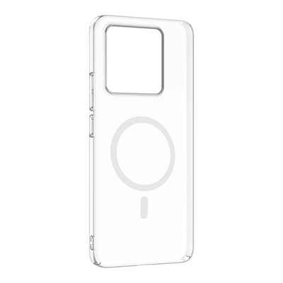 Xiaomi 14T Pro Kamera Korumalı M-Safe Şarj Özellikli Şeffaf Zore London Silikon Kapak