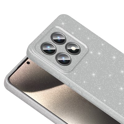 Xiaomi 14T Pro Kılıf Kamera Korumalı Simli Lüks Zore Koton Kapak