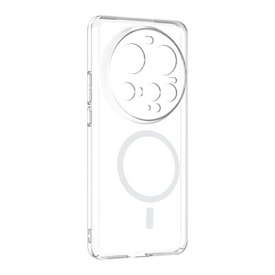 Xiaomi 15 Ultra Kamera Korumalı M-Safe Şarj Özellikli Şeffaf Zore London Silikon Kapak