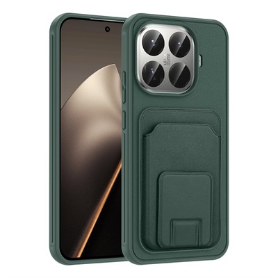 Xiaomi 15T Pro Kılıf Kartlıklı TPU Zore Bikart Kapak