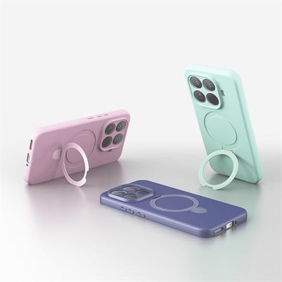 Xiaomi 15T Pro Kılıf M-safe Şarj Özellikli Standlı Zore Samara Kapak