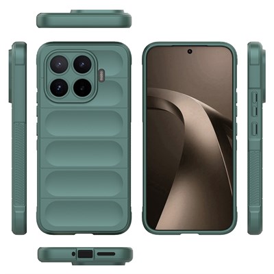 Xiaomi 17T Kılıf Esnek TPU Oyuklu Arka Yüzey Tasarımlı Zore Etnik Silikon Kapak