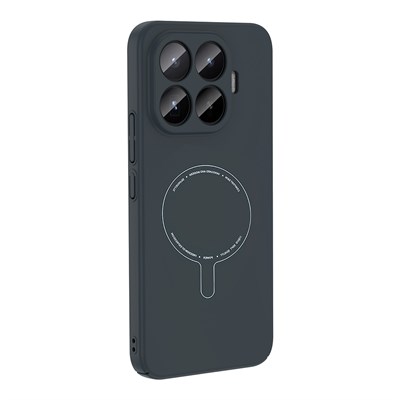 Xiaomi 17T Kılıf M-Safe Şarj Özellikli Kamera Korumalı Zore Elio Sert PC Kapak