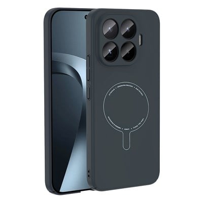 Xiaomi 17T Pro Kılıf M-Safe Şarj Özellikli Kamera Korumalı Zore Elio Sert PC Kapak