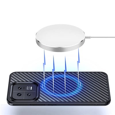 Xiaomi Mi 13 Pro Kılıf Aramid Karbon Fiber Magsafe Özellikli Wlons Radison Kapak