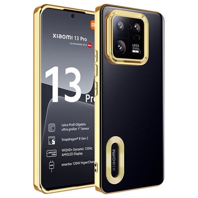 Xiaomi Mi 13 Pro Kılıf Kamera Korumalı Logo Gösteren Zore Omega Kapak