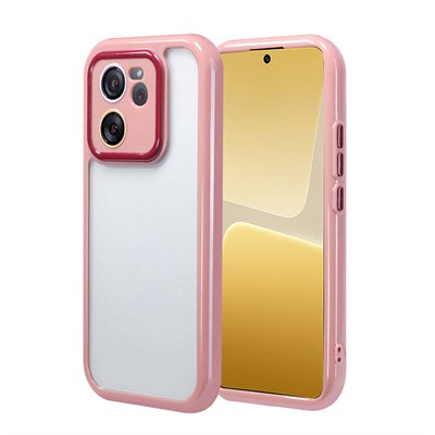Xiaomi Mi 13T Pro Kılıf Kamera Korumalı Renkli Kenar ve Çerçeve Tasarımlı Zore Vitamin Kapak