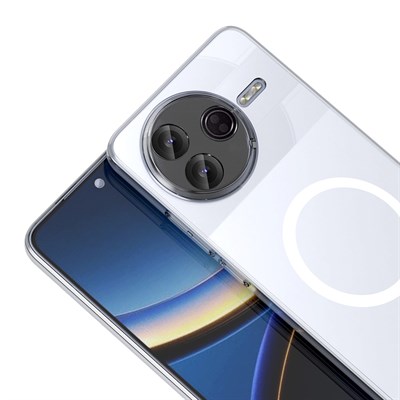 Xiaomi Poco F7 Pro Kamera Korumalı M-Safe Şarj Özellikli Şeffaf Zore London Silikon Kapak