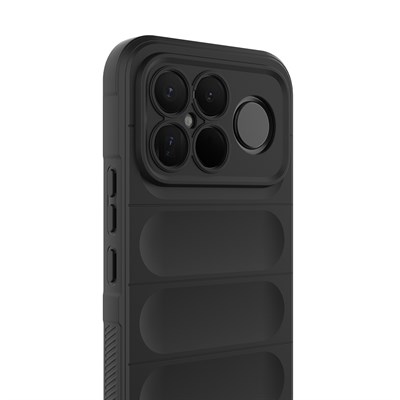 Xiaomi Poco F8 Ultra Kılıf Esnek TPU Oyuklu Arka Yüzey Tasarımlı Zore Etnik Silikon Kapak