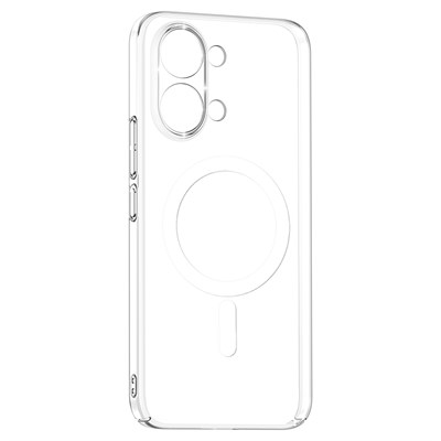 Xiaomi Poco X8 Pro Max Kamera Korumalı M-Safe Şarj Özellikli Şeffaf Zore London Sert PC Kapak