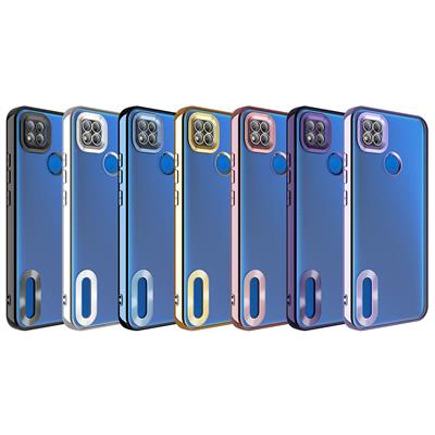 Xiaomi Redmi 10A Kılıf Kamera Korumalı Logo Gösteren Zore Omega Kapak