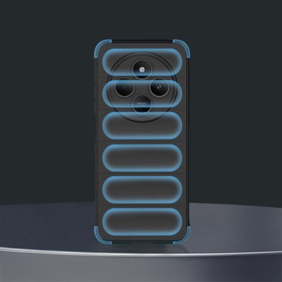 Xiaomi Redmi 14C 4G Kılıf Esnek TPU Oyuklu Arka Yüzey Tasarımlı Zore Etnik Silikon Kapak