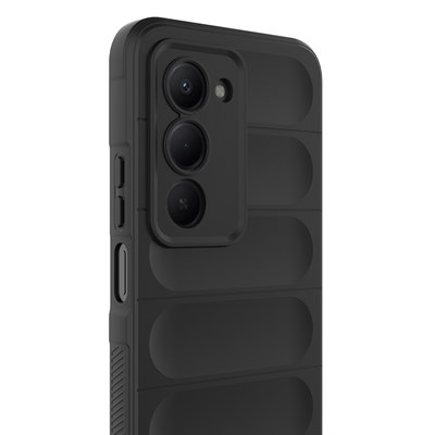 Xiaomi Redmi 15 Kılıf Esnek TPU Oyuklu Arka Yüzey Tasarımlı Zore Etnik Silikon Kapak