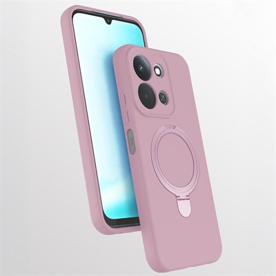 Xiaomi Redmi 15C Kılıf M-safe Şarj Özellikli Standlı Zore Samara Kapak