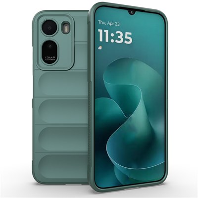 Xiaomi Redmi A7 Pro Kılıf Esnek TPU Oyuklu Arka Yüzey Tasarımlı Zore Etnik Silikon Kapak