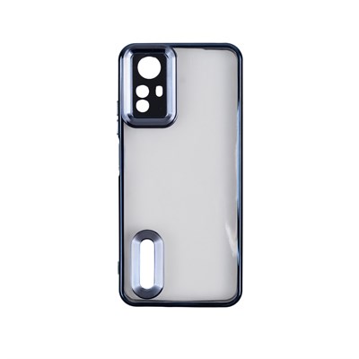 Xiaomi Redmi Note 12S Kılıf Kamera Korumalı Logo Gösteren Zore Omega Kapak