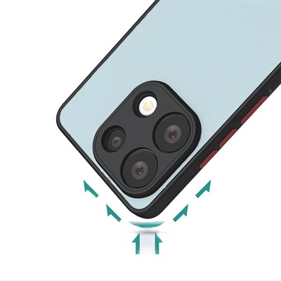 Xiaomi Redmi Note 13 4G Kılıf Zore Hux Kapak