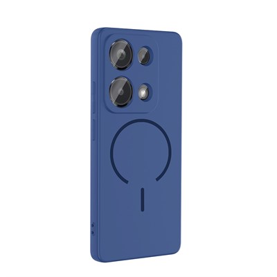 Xiaomi Redmi Note 13 Pro 4G Kılıf M-safe Şarj Özellikli Zore Meta Kapak