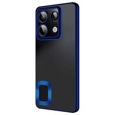 Xiaomi Redmi Note 13 Pro 5G Kılıf Kamera Korumalı Logo Gösteren Zore Omega Kapak
