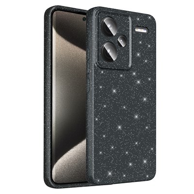 Xiaomi Redmi Note 13 Pro Plus 5G Kılıf Kamera Korumalı Simli Lüks Zore Koton Kapak