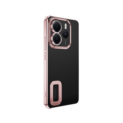 Xiaomi Redmi Note 14 5G Kılıf Kamera Korumalı Logo Gösteren Zore Omega Kapak