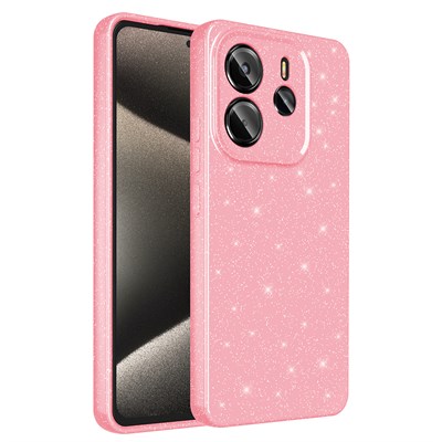 Xiaomi Redmi Note 14 5G Kılıf Kamera Korumalı Simli Lüks Zore Koton Kapak