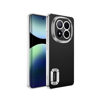 Xiaomi Redmi Note 14 Pro Plus Kılıf Kamera Korumalı Logo Gösteren Zore Omega Kapak