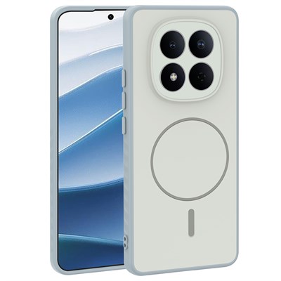Xiaomi Redmi Note 15 4G Kılıf M-safe Şarj Özellikli Zore Tea Kapak