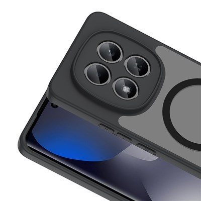 Xiaomi Redmi Note 15 Pro 4G Kılıf M-safe Şarj Özellikli Zore Babet Kapak