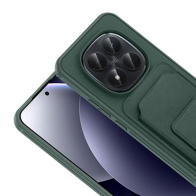 Xiaomi Redmi Note 15 Pro Kılıf Kartlıklı TPU Zore Bikart Kapak