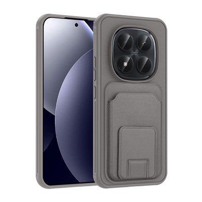Xiaomi Redmi Note 15 Pro Kılıf Kartlıklı TPU Zore Bikart Kapak
