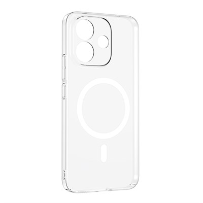 Xiaomi Redmi Note 17 Pro Kamera Korumalı M-Safe Şarj Özellikli Şeffaf Zore London Sert PC Kapak