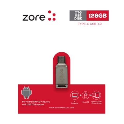 Zore 3.0 Type-C Metal OTG 128 GB