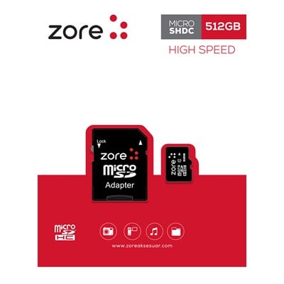 Zore Micro SD Hafıza Kartı 512GB