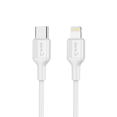 Zore Play Serisi PL3 Type-C to Lightning 2in1 PD Seyahat Şarj Aleti 20W