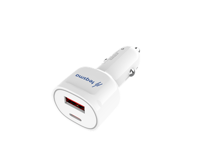 TEQSMA VOLT CAR TYPE-C - USB ARAÇ İÇİ ÇAKMAKLIK HIZLI ŞARJ ALETİ 45W