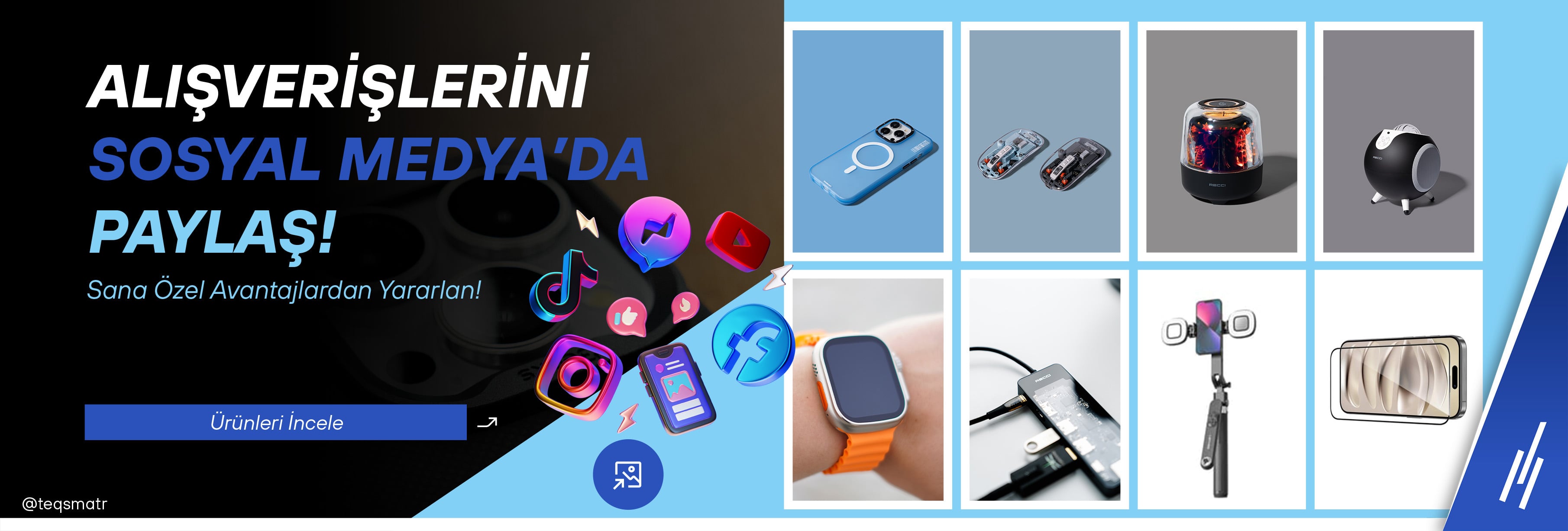 Alışverişlerini Sosyal Medya'da Paylaş!
