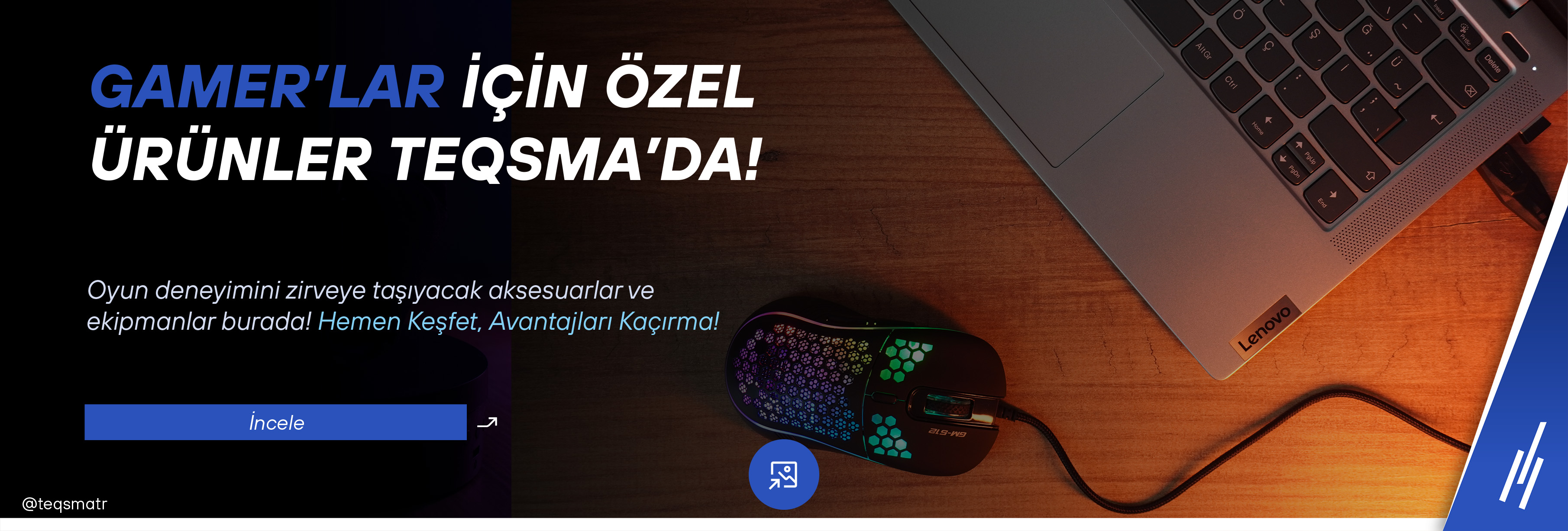 Gamer'lar İçin Özel Ürünler TEQSMA'da!