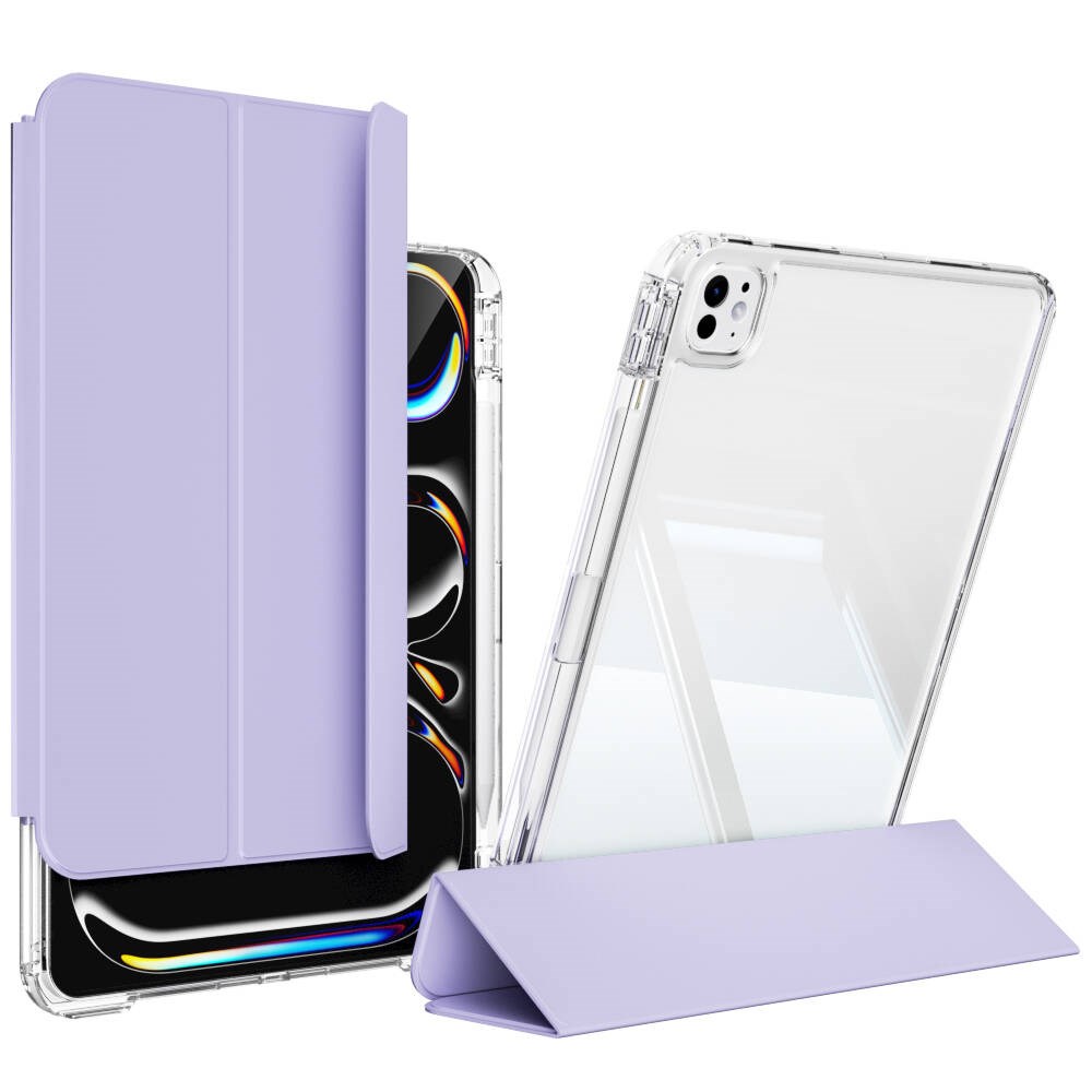 ​​​Apple iPad Pro 11 2025 M5 Kılıf Magnetik Ayrılabilen Airbagli Zore Sliding Tablet Kılıfı