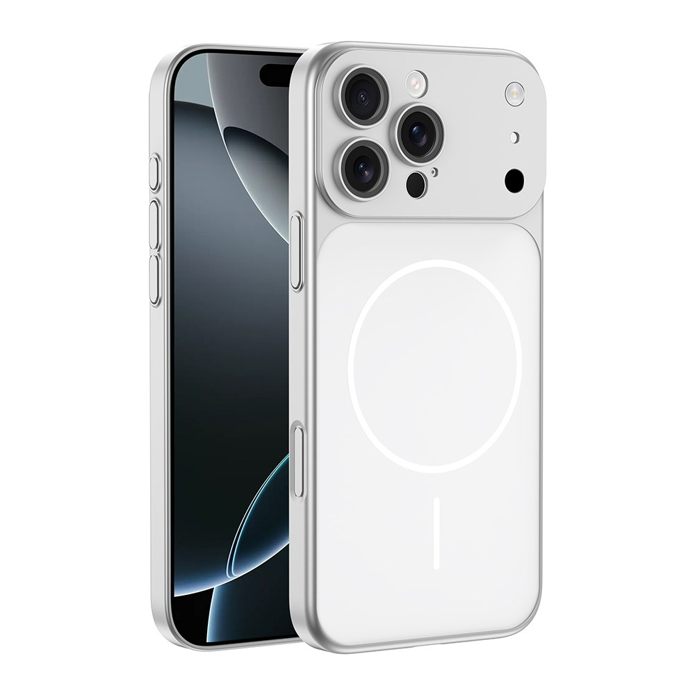 Apple iPhone 13 Pro Kılıf Zore M-Safe Şarj Özellikli Kamera Korumalı Spark Kapak