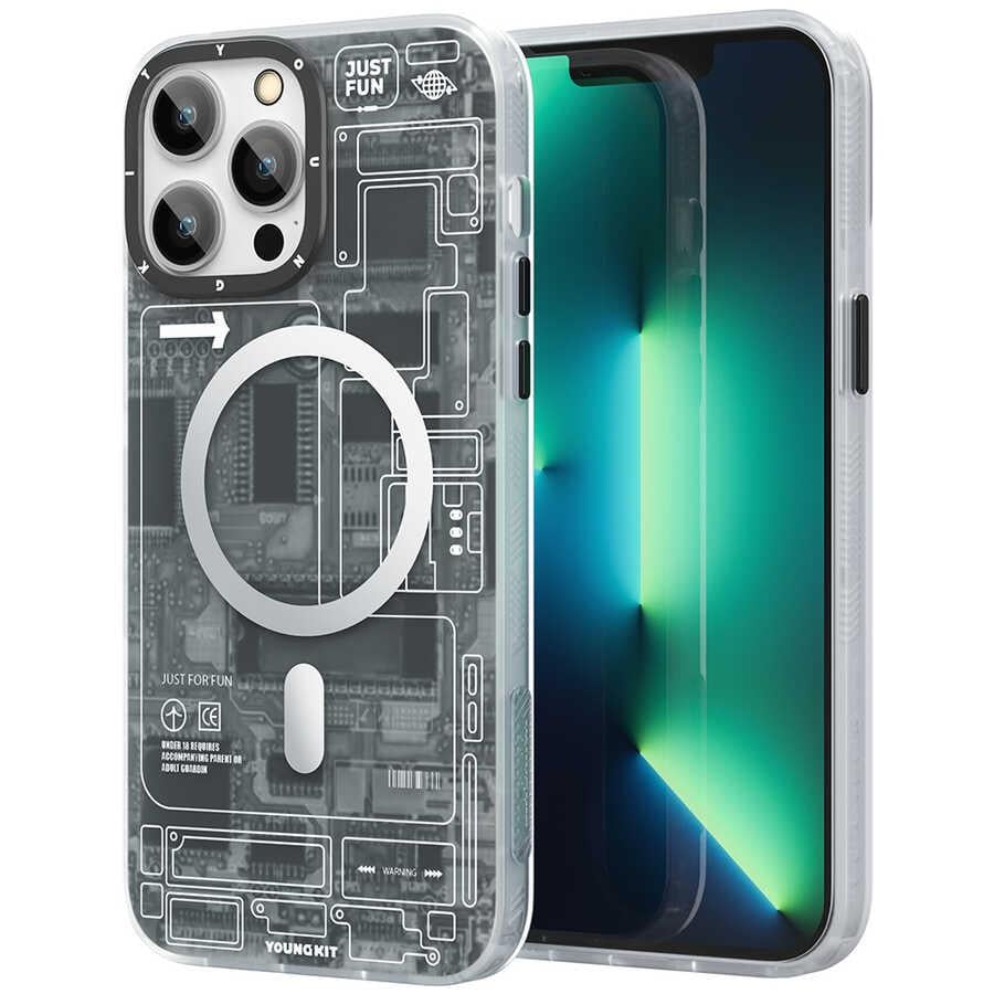 Apple iPhone 13 Pro Max Kılıf YoungKit Technology Serisi Kapak