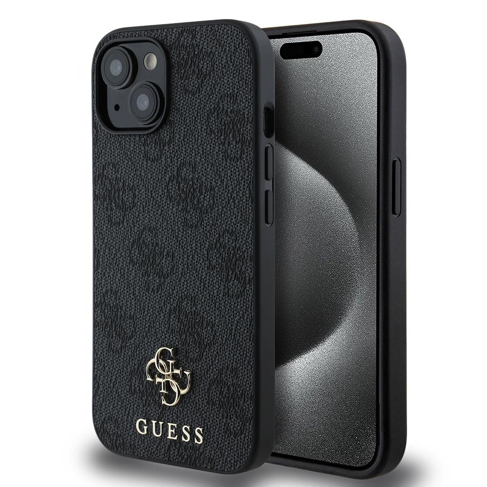 Apple iPhone 14 Kılıf Guess Orjinal Lisanslı M-safe Şarj Özellikli Small 4G Classic Kapak