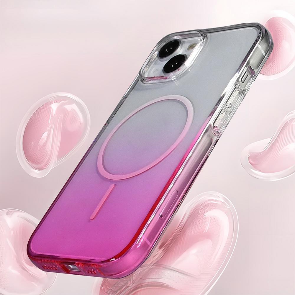 Apple iPhone 14 Kılıf M-safe Şarj Özellikli 1500D Aramid Fiber Pitaka Ultra-Slim Classic Serisi Black-Grey Twill Kapak